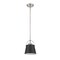 Z-Lite Z-Studio 1 Light Mini Pendant, Matte Black 726MP-MB+BN - alternate 4